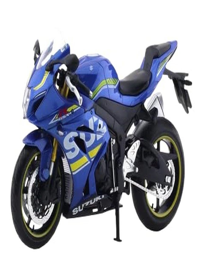 MSZ Suzuki GSX R1000 1:12 Scale Licensed Diecast Metal Bike (Blue) - Image 1