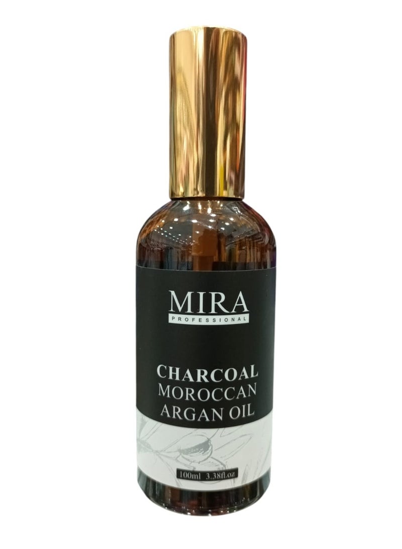 Mira Serum With Argan Oil and Charcoal  Suitable for Hair and Body  100 ml