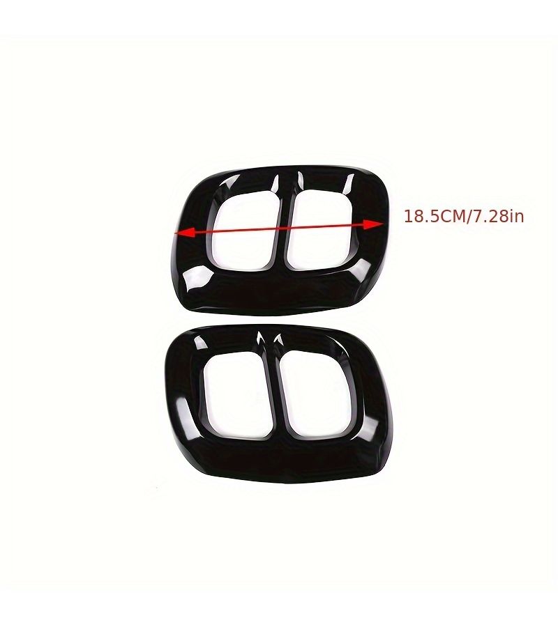 Four Outlet Tailpipe Decorative Cover In Bright Black For Mercedes Gla 14-25 Glb 19-25 Automotive Exterior Accessory - Image 2