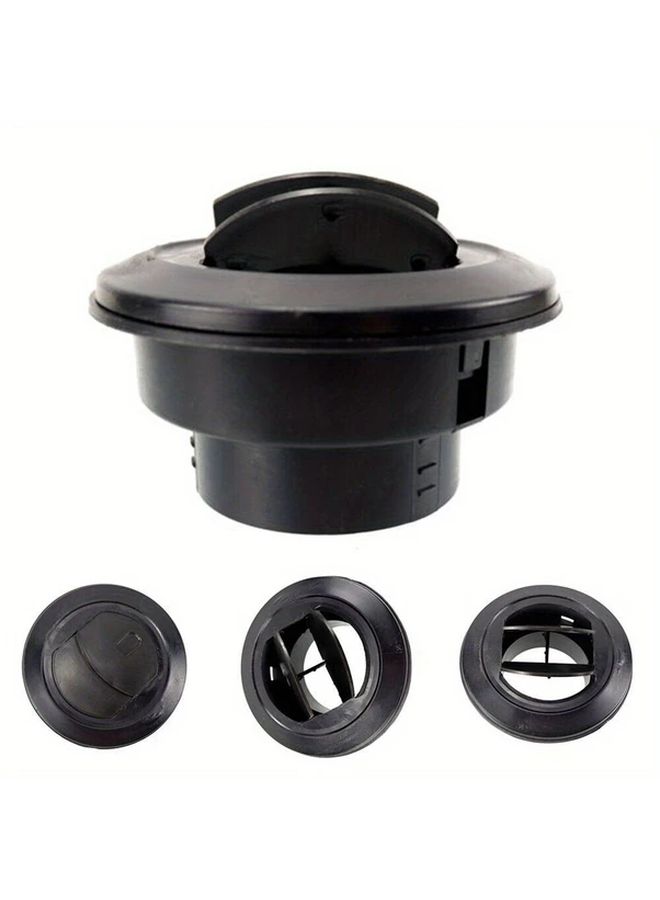 Adjustable Rotatable Black Air Vent Outlet For Diesel Parking Truck Heater - Image 1