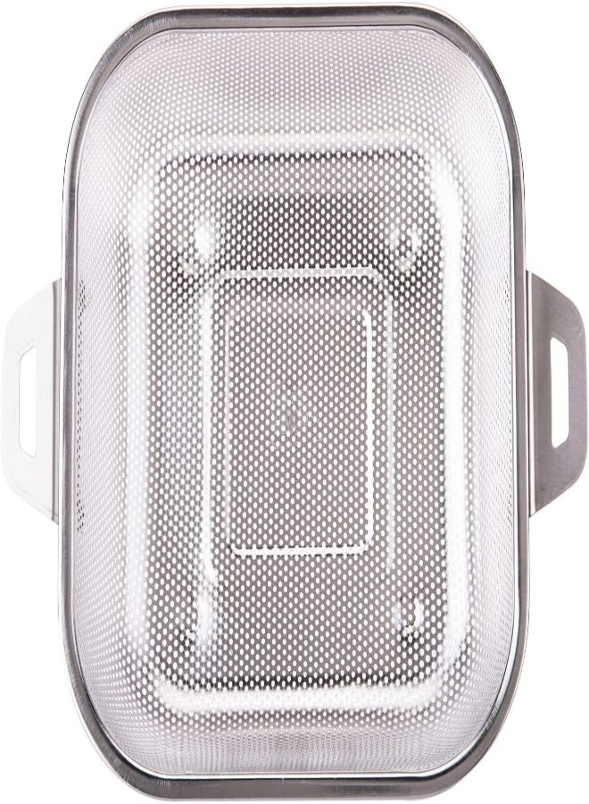 AKDC Steel Strainer 25Cm X 32Cm X 8Cm Silver - Image 5