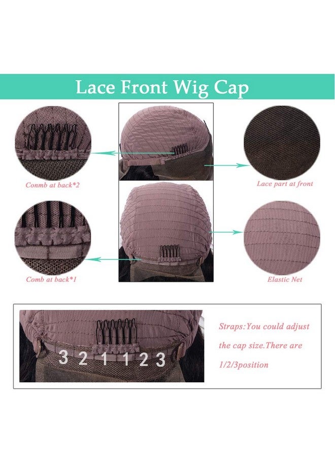 Choshim Hair Glueless Lace Front Wig Human Hair Wigs Side Part Brazilian Water Wave Lace Wig Short Wigs for Black Women Pre Plucked Hairline Natural Color 150% Density (12 Inches, 13x4 Size) - Image 4