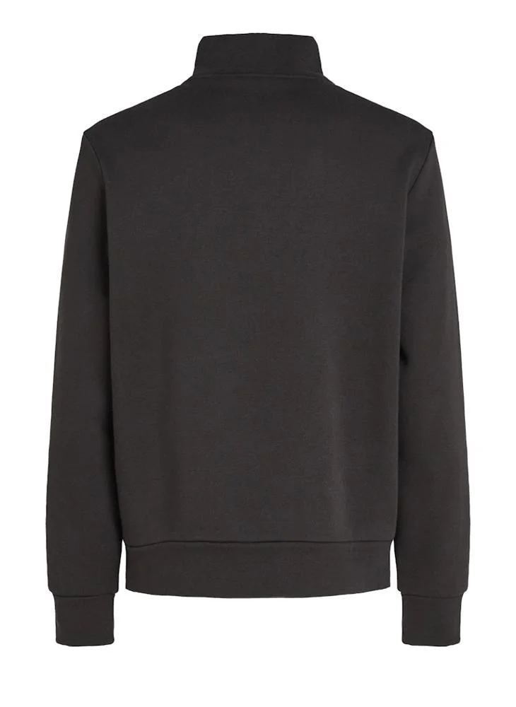 CALVIN KLEIN Half Zip Logo Print Sweatshirt