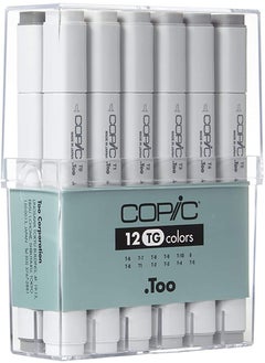 COPIC Copic Toner Grey Marker - Set of 12 Markers  - Image 1