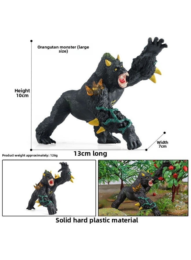 Children's Simulation Warcraft Dragon Dinosaur Model Toy Double-headed Dragon Thunder And Lightning Magic Dragon Black Dragon Wind God Magic Dragon Ornaments 