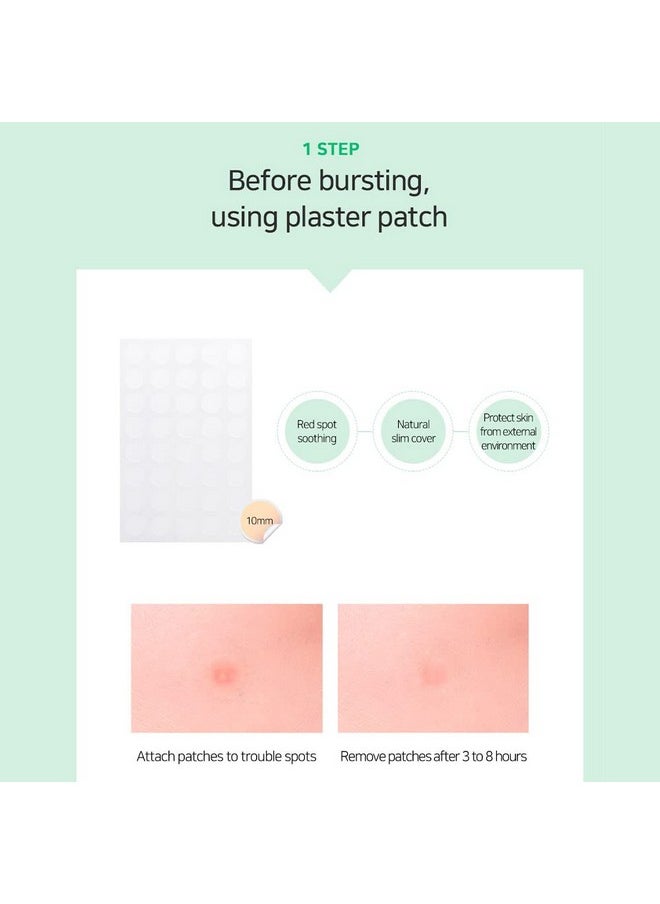 Der. Esthe Dual Derm Spot Patch Set Plaster Patch + Hydrocolloid Patch (70Ea) Care For Acne Pimples Zits Pores Invisible Blemish Cover All Day Long Korean Skincare