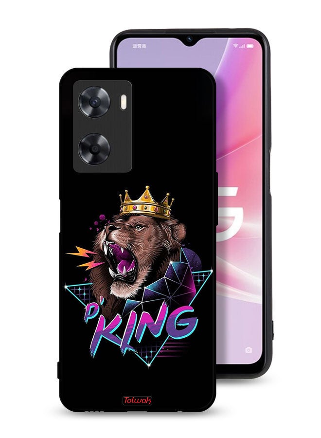 Tolwak Oppo A57s Protective Case Cover Lion King Art - Image 1