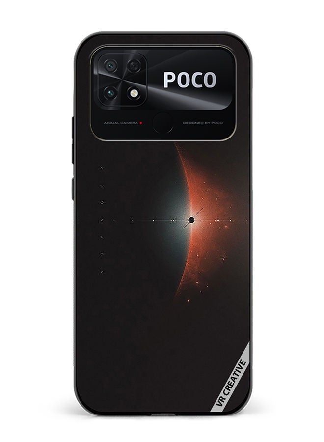 VR CREATIVE Protective Case Cover For Xiaomi Poco C40 Galaxy Design Multicolour - Image 1