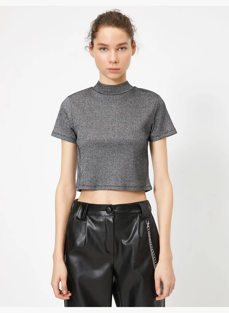 KOTON High Neck T-Shirt