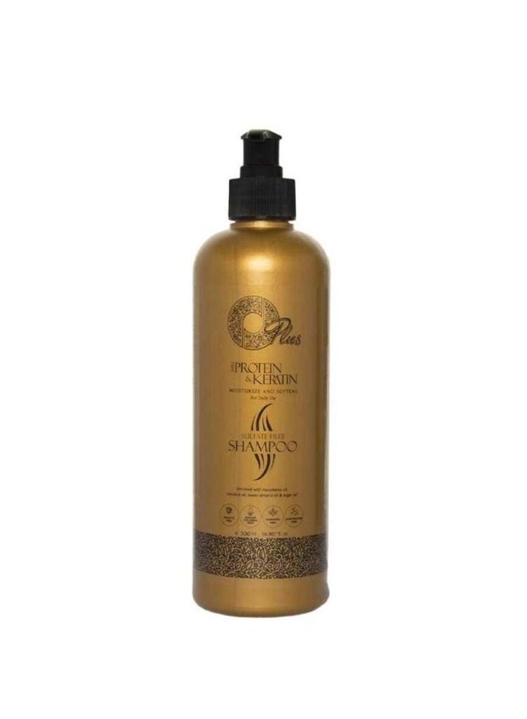 Oplus Hair care set treated with protein and keratin shampoo 500 ml  conditioner 500 ml  mask 500 ml and anti frizz serum 110 ml - Image 2