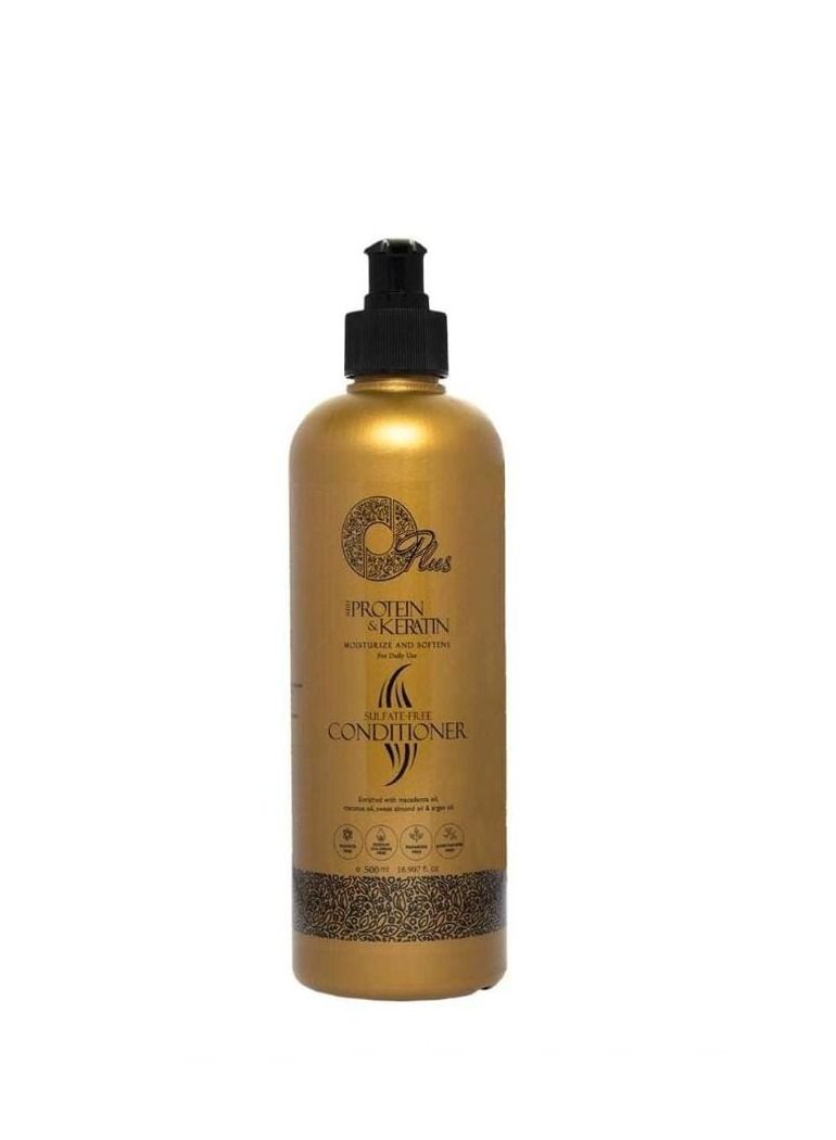 Oplus Hair care set treated with protein and keratin shampoo 500 ml  conditioner 500 ml  mask 500 ml and anti frizz serum 110 ml - Image 3