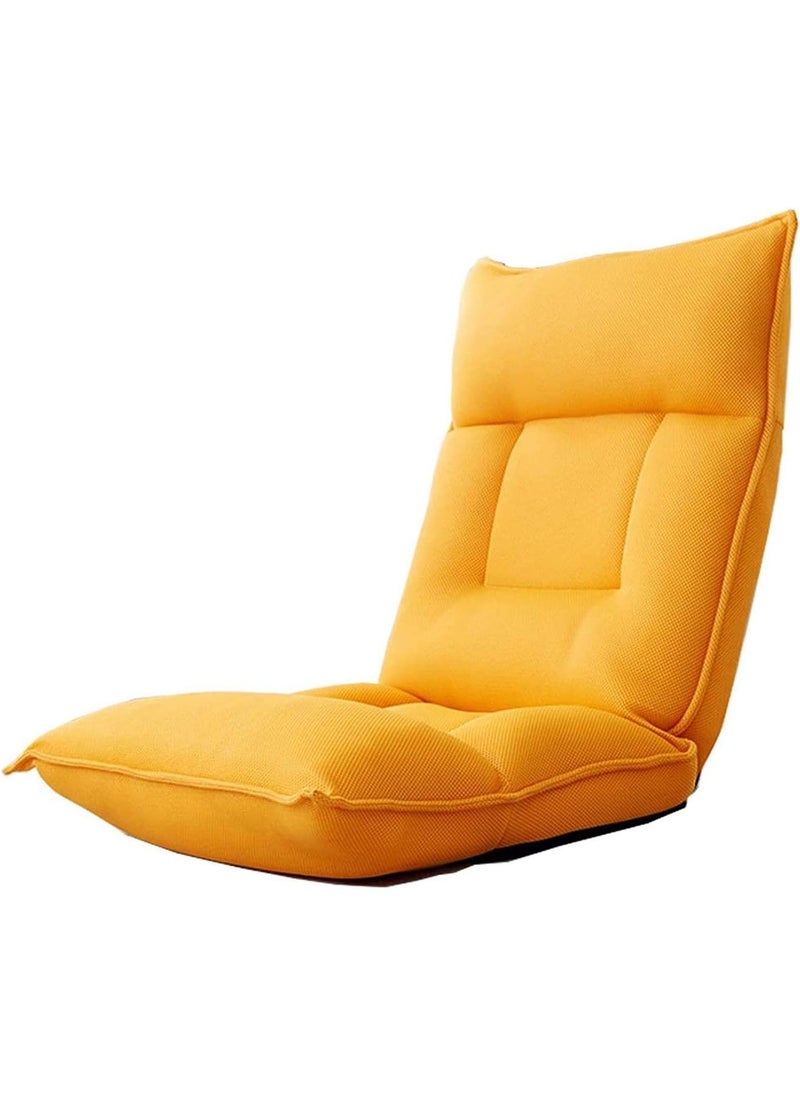 LIMOS - Floor Chair Lazy Sofa Adjustable Padded Folding Chair with Back Support and Backrest Comfortable Chair - Image 1