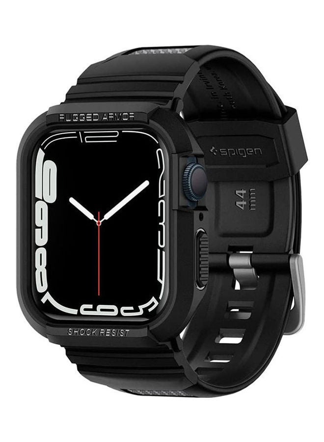 NIBEMINENT Apple Watch Case Rugged Armor Pro Black - Image 1