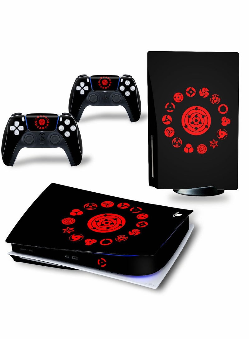 Excefore Skin for PlayStation 5 Disc Edition, Sticker for PS5 Vinyl Decal Cover for Playstation 5 Controller  - Image 1