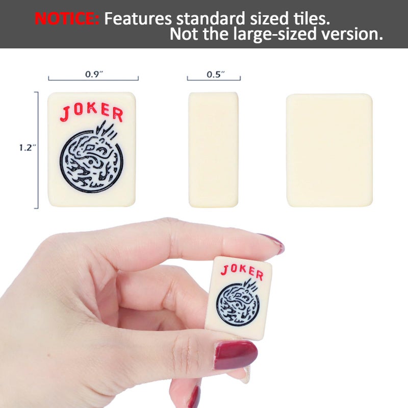GUSTARIA 1.2â€ American Mahjong Tiles, 160 American Mahjong Tiles (Tiles Only, No Dice and Other Accessories) - Image 2