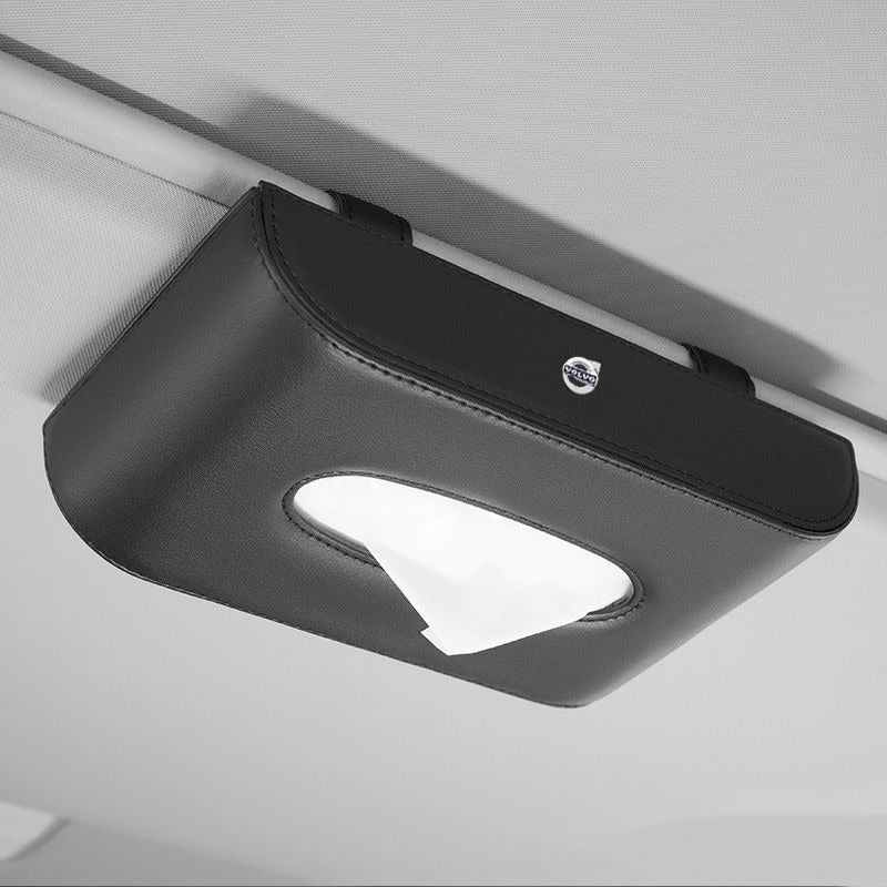 Audi Car Tissue Box Holder, Sun Visor Hanging Organizer, Multifunctional - Image 2