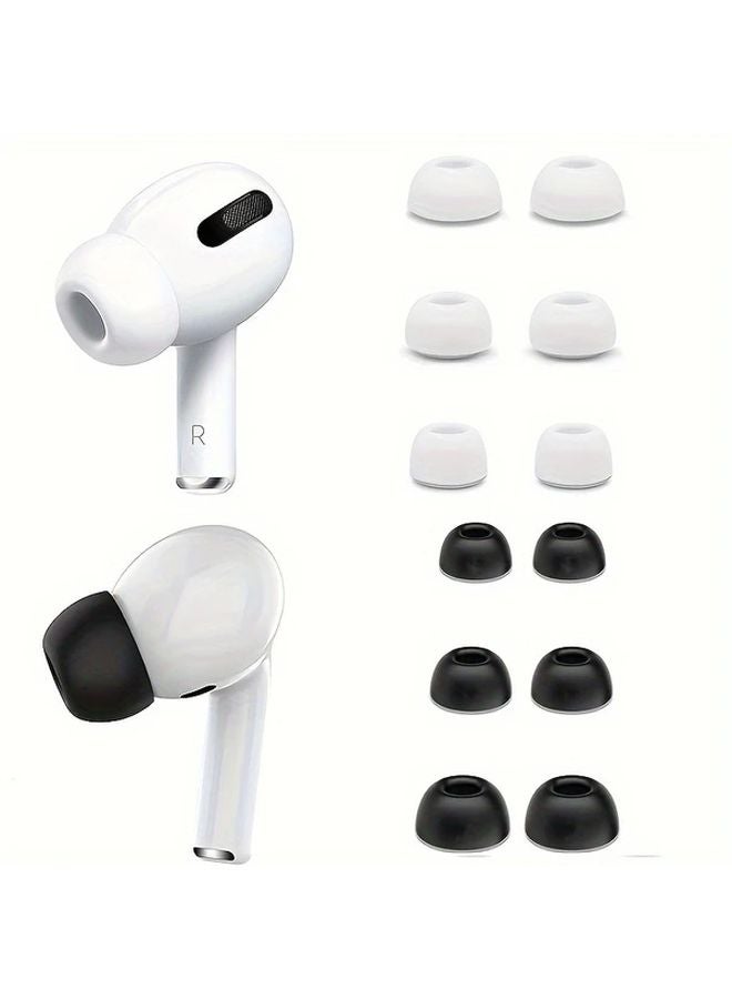 Airpods Pro 1st 2nd Gen Replacement Ear Tips 3 Sizes Large Medium Small White - Image 1