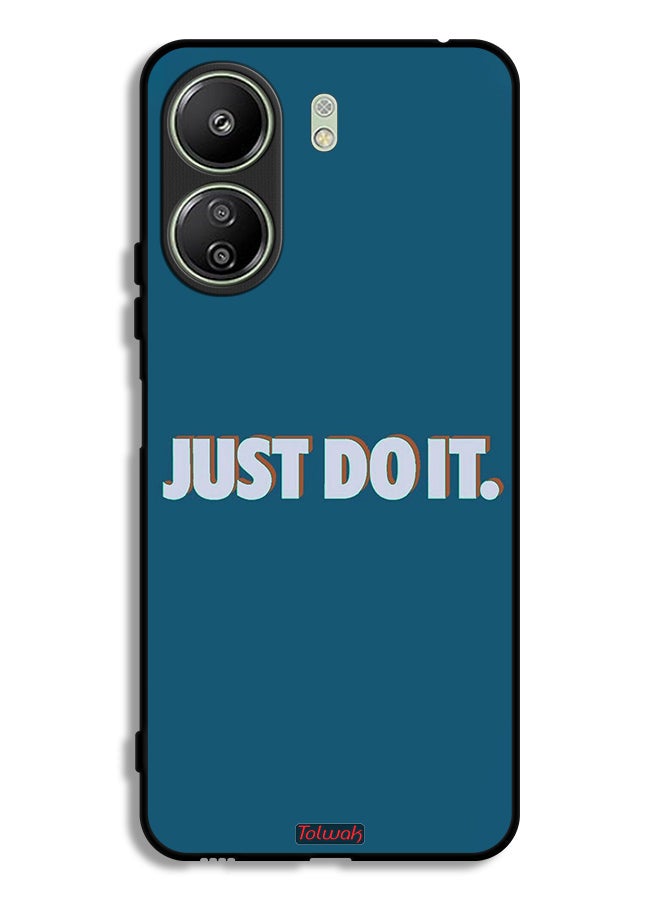 Tolwak Xiaomi Redmi 13C Protective Case Cover Just Do It - Image 1