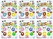 JARU Squeesh Yum Mini Squishy Donut Toy 6 Pack 6 Mini Mochi Squishies Each DonutShaped Mochi Squishy Animals Kids Anger Management Toys Bulk Party Favors 33526s - Image 3