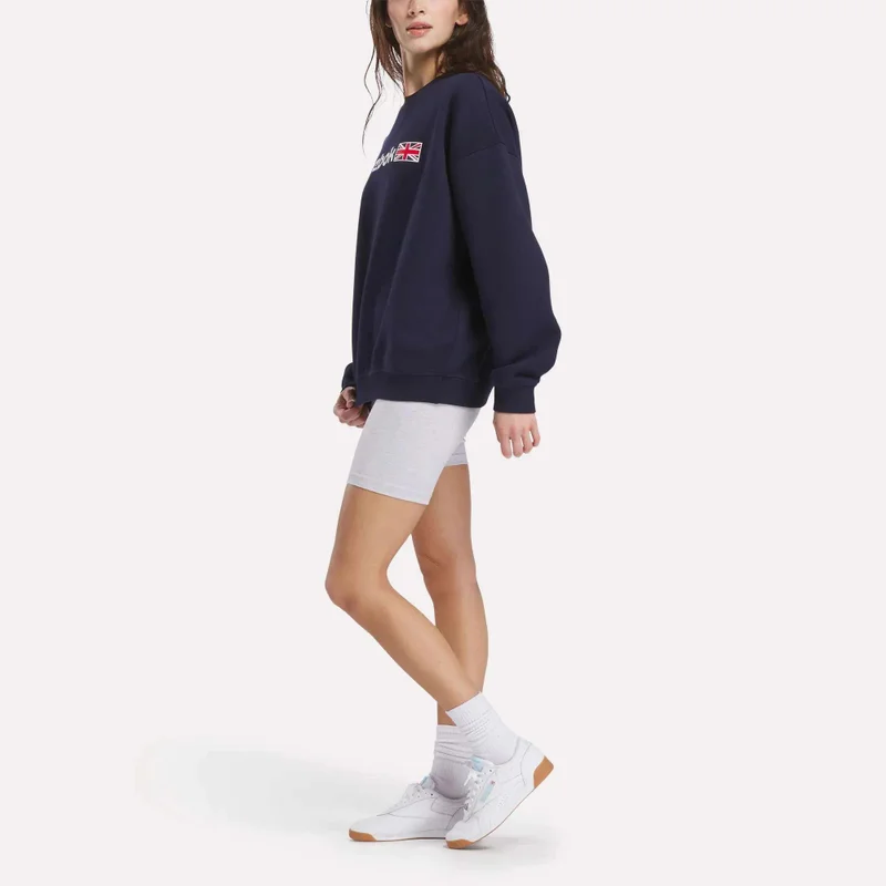 ريبوك Relaxed Fit Crew Neck Sweatshirt