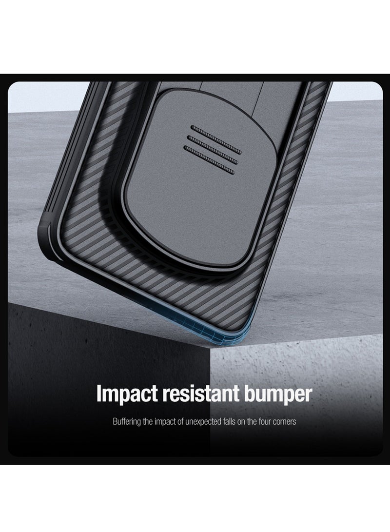 Nillkin For Honor Magic 6 Pro Case TPU Shockproof Airbag Bumper, Camera Lens Protection Slide Cover Phone Case, Anti-Fingerprint Slim Fit Mobile Back Cover - Image 4