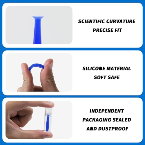 Aoutrow Hard Contact Lens Remover for Hard/RGP Lenses, Contact Lens Inserter Applicator Suction Cup Tool for Prosthetic Eyes, 10 pcs - Image 4
