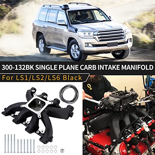 Dokili 300-132 LS Single Plane Intake Manifold Compatible with Chevy Camaro 1998-2002 Corvette 1997-2007 Cadillac CTS 2004-2005 LS1 LS2 LS6 5.7L 6.0L Cathedral Port V8 Engines - Image 3