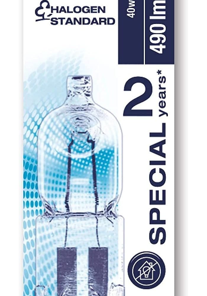 Osram 40W 240V 450Lm 2700K G9 Halopin Oven Rated Halogen Lamp - Image 3