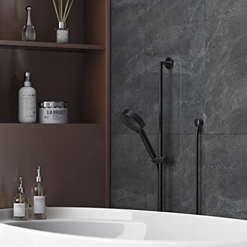 Lavatrum Wall Mounted Supply Elbow, Wall Elbow for Hand Shower, Solid Brass Round Wall Supply Elbow, Check Valve Included (Matte Black) - Image 3