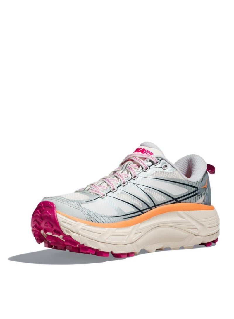 Hoka One One Mafate Speed 2 Outdoor Running Shoes Pink/Gray/Blue For Men/Women/Students/Girls/Boys  - Image 2