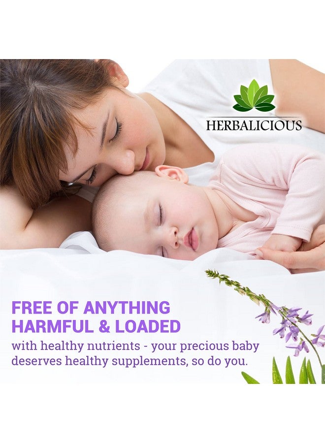 HERBALICIOUS Goat’s Rue Capsules 1000mg - Natural Goats Rue Herbal Supplement - Natural Galega Officinalis for Breast Feeding - Breastmilk Production Food Supplement Support - 100 Caps - Image 3