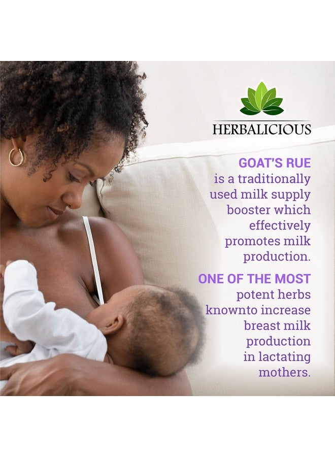 HERBALICIOUS Goat’s Rue Capsules 1000mg - Natural Goats Rue Herbal Supplement - Natural Galega Officinalis for Breast Feeding - Breastmilk Production Food Supplement Support - 100 Caps - Image 5