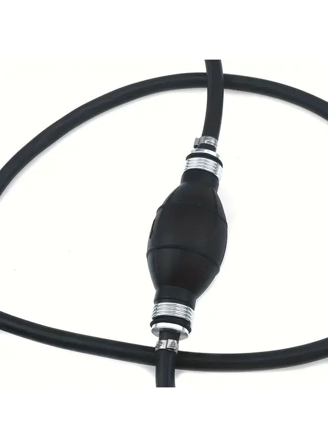 1pc Fuel Line Assembly Outer Hose Marine Outboard Boat Motor RVs Fuel Assembly With Primer Bulb Steel Hose Clamps Leakproof Design Corrosion Resistant Material - Image 4