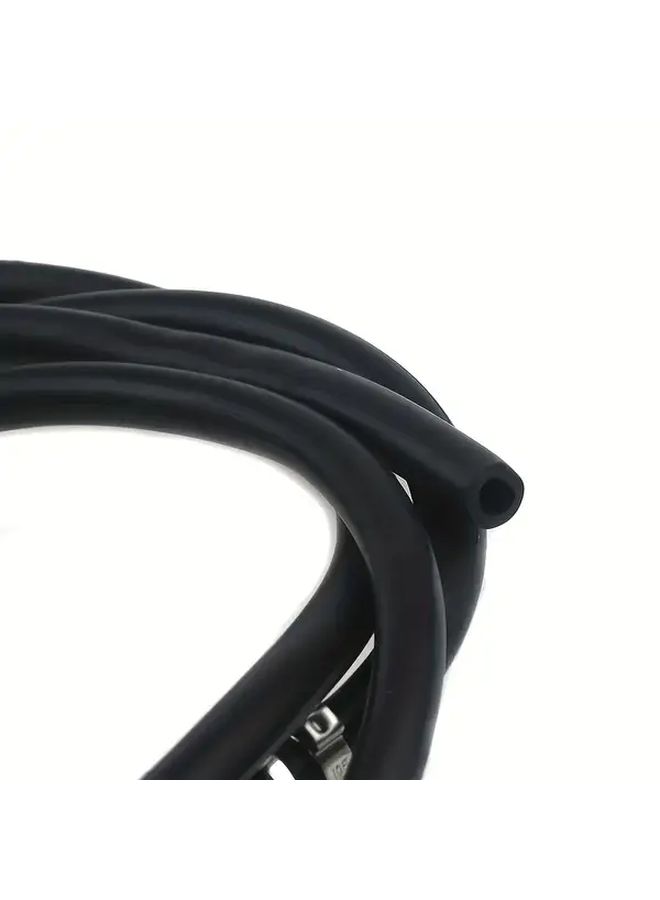 1pc Fuel Line Assembly Outer Hose Marine Outboard Boat Motor RVs Fuel Assembly With Primer Bulb Steel Hose Clamps Leakproof Design Corrosion Resistant Material - Image 3