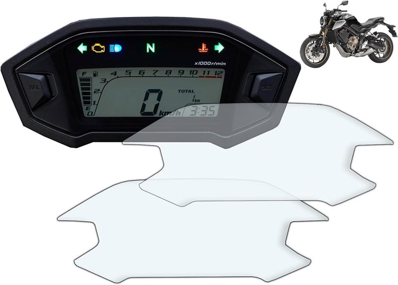 DEMULAX Motorcycle Dashboard Scratch Protection Film (5 PCS) - Image 2