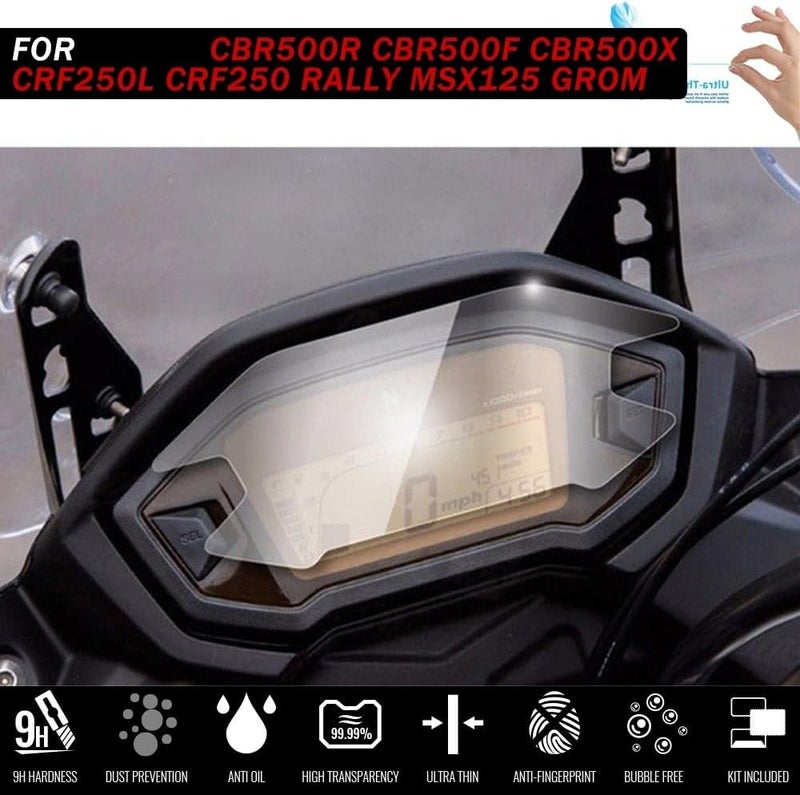 DEMULAX Motorcycle Dashboard Scratch Protection Film (5 PCS) - Image 5