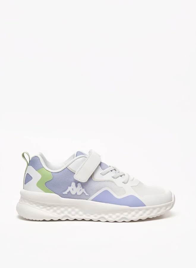 كابا Girls' Logo Detail Sports Shoes with Hook and Loop Closure