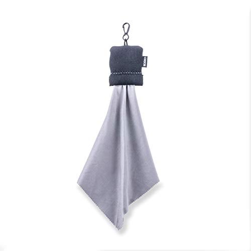 Carson Stuff-It Pro Microfiber Lens Cloth Cleaning System, Black (SN-80BKAM), Pro (Larger Version) - Image 1