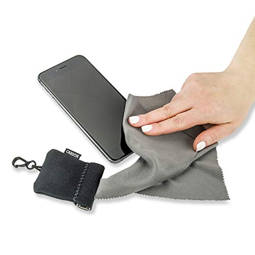 Carson Stuff-It Pro Microfiber Lens Cloth Cleaning System, Black (SN-80BKAM), Pro (Larger Version) - Image 4