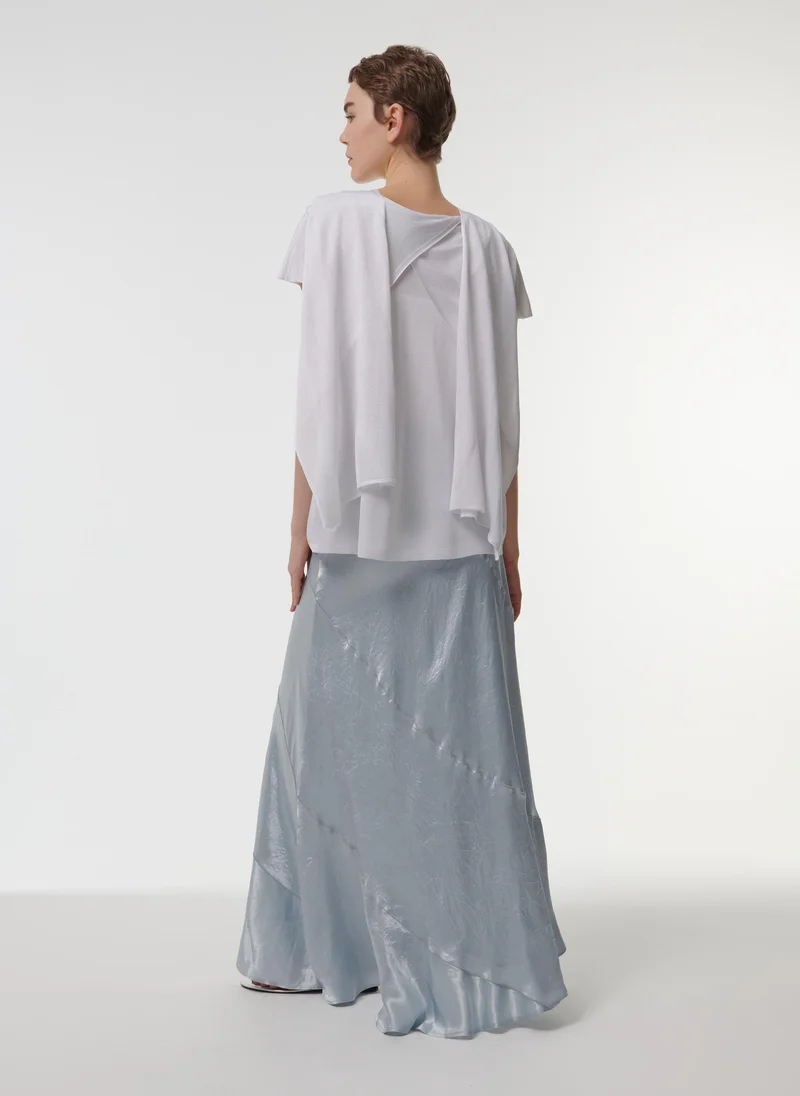 Leem  Elasticated Waist Panel Skirt for Women | Best Price UAE
