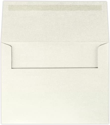 LUXPaper A6 Invitation Envelopes | 4 3/4" x 6 1/2" | Quartz Metallic | 80lb. Text | 50 Qty - Image 2