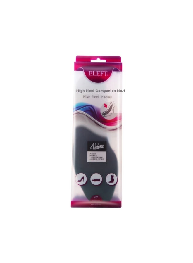 Eleft Watsons العلامة التجارية الحائزة على الجائزة Eleft رفيق حذاء الكعب العالي رقم 2 نعال لتخفيف الآلام، قابلة للقص، أسود، المقاس 35-40 - Image 5