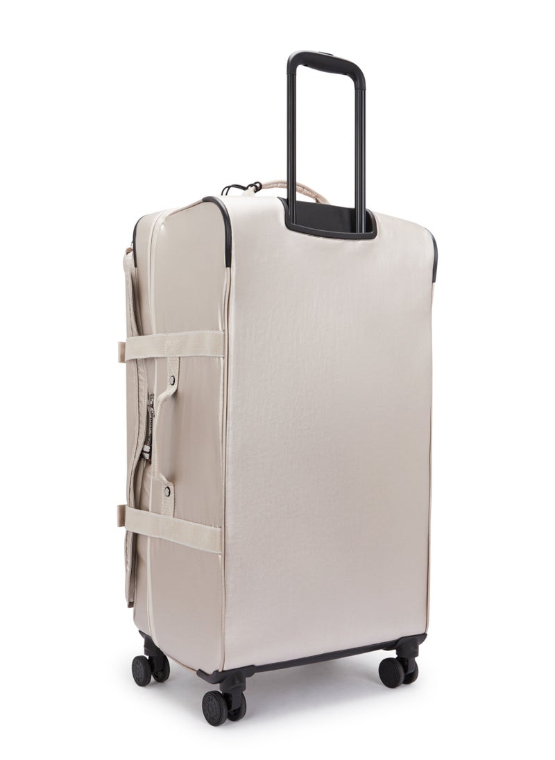 kipling Basic Plus Spontaneous Large 4-Wheeled Suitcase Mettalic Glow  - Image 2