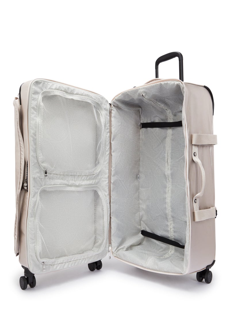kipling Basic Plus Spontaneous Large 4-Wheeled Suitcase Mettalic Glow  - Image 3