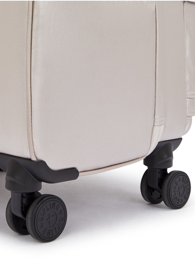 kipling Basic Plus Spontaneous Large 4-Wheeled Suitcase Mettalic Glow  - Image 5