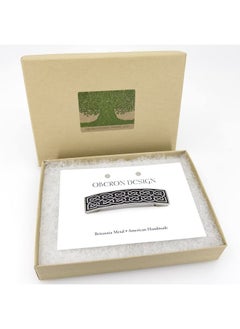 Oberon Design 60mm Small Celtic Hair Clip, Hand Crafted Metal Barrette Made in the USA by Oberon Design  - Image 5