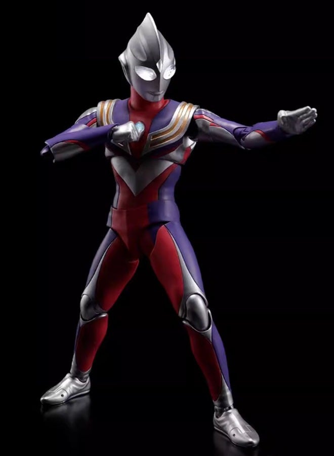 general Ultraman movable Doll Model Decoration Ultraman Tiga composite Desktop Decoration Toy Gift for family and friends  - Image 2