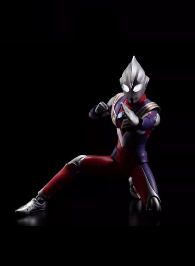 general Ultraman movable Doll Model Decoration Ultraman Tiga composite Desktop Decoration Toy Gift for family and friends  - Image 4