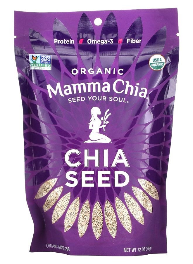 Mamma Chia Organic White Chia Seed 12 oz (340 g) 