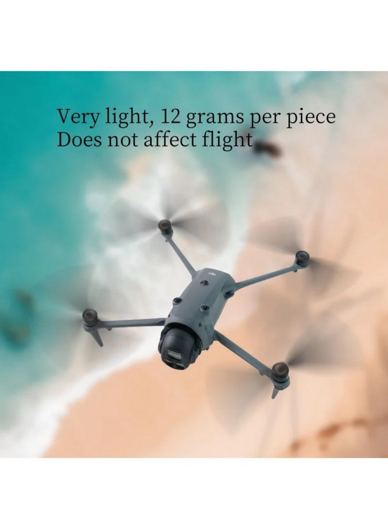 2 Pairs For DJI Mavic 4 Pro Quick Release Propellers High Strength Composite Durable Resistant Paddle Blade Props for DJI Mavic 4 Pro Drone Repair Accessories Enhanced Flight Stability - Image 5